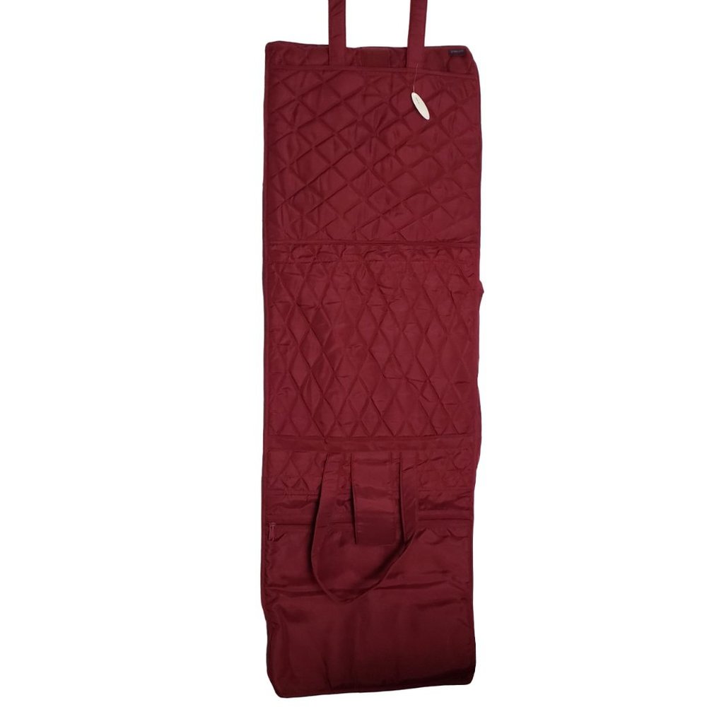 Yazzii Quilted Craft Travel Organizer Tote Bag 9 Compartments NEW - Picture 4 of 8